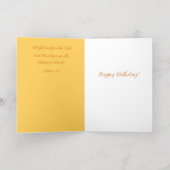 Een speciale verjaardag zegen folie wenskaart (Binnenlaag)