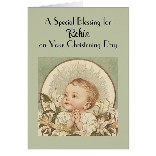 Een speciale zegening,  aangepaste doop (Voorkant)