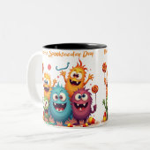 Een spectaculaire dag tweekleurige koffiemok (Voorkant links)