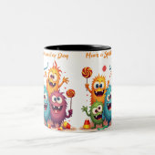 Een spectaculaire dag tweekleurige koffiemok (Center)