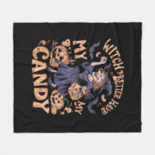 Een spectaculaire Halloween Fleece Deken (Voorkant (Horizontaal))