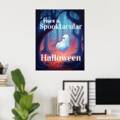 Een spectaculaire Halloween-spook Poster (Thuiskantoor)