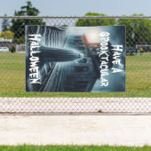 Een spectaculaire Halloween-spook Spandoek (Insitu)