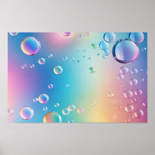 Een spectrum van kleuren weergeven poster (Voorkant)