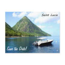 Een speedboot voor de Pitons in Saint Lucia