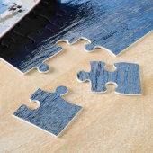 Een speedboot voor de Pitons in Saint Lucia Legpuzzel (Zijkant)