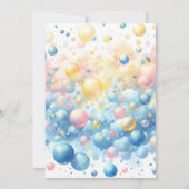 Een Speelgoed Pool Foam Bash Twin Rubber Duck Baby Kaart (Achterkant)