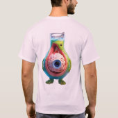 Een speels medisch model dat lijkt op een menselij t-shirt (Achterkant)