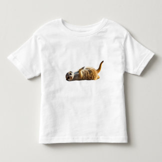 Een speelse baby Meerkat aan het rollen Kinder Shirts