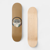 Een speelse en grappige hamster persoonlijk skateboard (Voorkant)