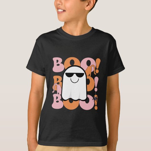 Een speelse Halloween Peek-a-Boo! T-Shirt (Voorkant)
