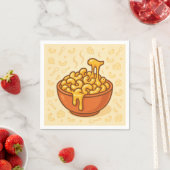 Een speelse illustratie van Mac and Cheese Servet (Insitu)
