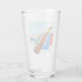 Een speelse “Sip Happens” drinkglas Glas (Achterkant)