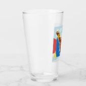 Een speelse “Sip Happens” drinkglas Glas (Rechts)