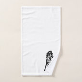 Een speelse springende paard in het wild bad handdoek (Handdoek)