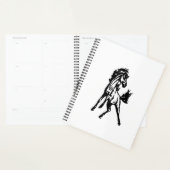 Een speelse springende paard in het wild planner (Display)