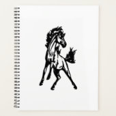 Een speelse springende paard in het wild planner (Voorkant)