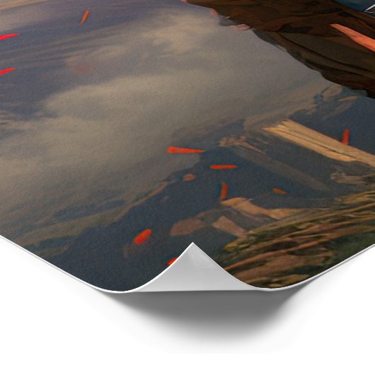 Een spel meisje karakter poster (Hoek)