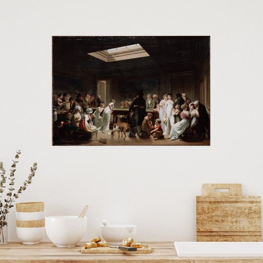 Een spel van Billiards Poster (Keuken)