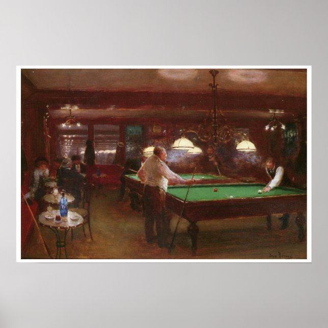 Een spel van Billiards Poster (Voorkant)