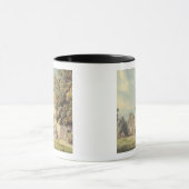 Een spel van Bowls op de Bowling Green buiten de B Mok (Midden)