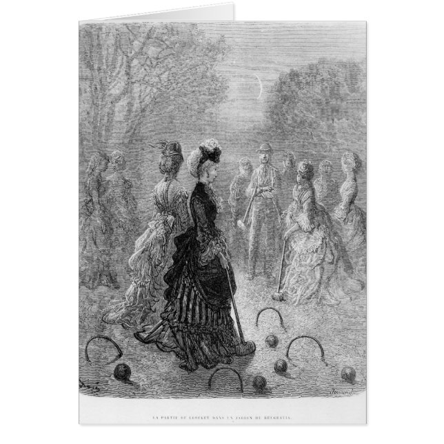 Een spel van Croquet (Voorkant)