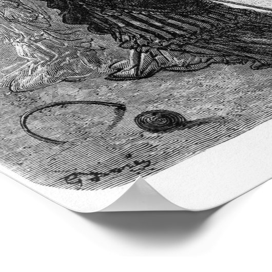 Een spel van Croquet Poster (Hoek)