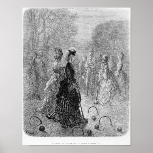 Een spel van Croquet Poster (Voorkant)