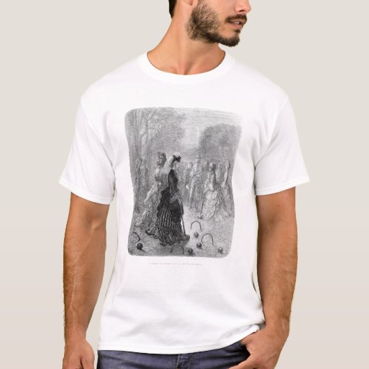 Een spel van Croquet T-shirt (Voorkant)
