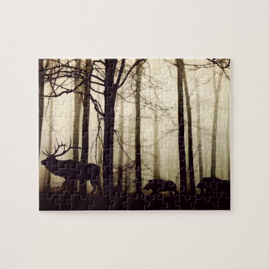 Een spel van de Leider volgen Legpuzzel (Horizontaal)