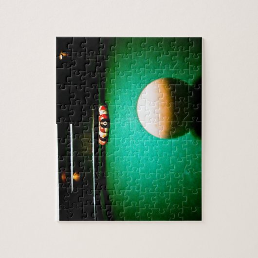 Een spel van de poolpuzzel legpuzzel (Verticaal)