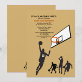 Een spel van de Uitnodiging van Hoops (Voorkant / Achterkant)