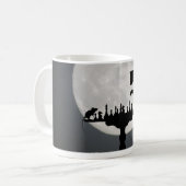 Een spel van kat en muis koffiemok (Voorkant links)