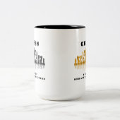 Een spel van strategische uitvoering tweekleurige koffiemok (Center)