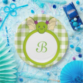 Een speldendraak papieren bordje (Feest)