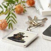 Een speler van sets sleutelhanger (Zijkant)