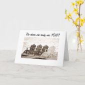 EEN SPELL RELAX ZIEN EN UW BIRTHDAY AANTREKKEN KAART (Gele Bloem)