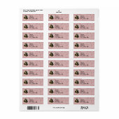 Een spelletje harten etiket (Full Sheet)