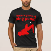 Een spelletje pingpong fancy? t-shirt (Voorkant)