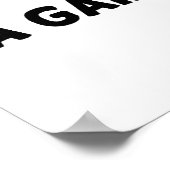 Een spelletje schelden waar denkers regel poster (Hoek)