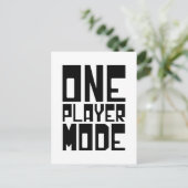 ÉÉN SPELMODUS BRIEFKAART (Staand voorkant)