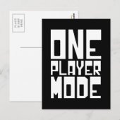 ÉÉN SPELMODUS BRIEFKAART (Voorkant / Achterkant)