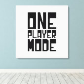 ÉÉN SPELMODUS CANVAS AFDRUK (Insitu (Houten vloer))