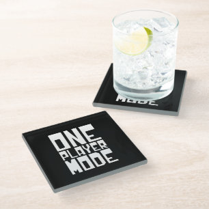 ÉÉN SPELMODUS GLAZEN ONDERZETTER