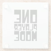 ÉÉN SPELMODUS GLAZEN ONDERZETTER (Achterkant)