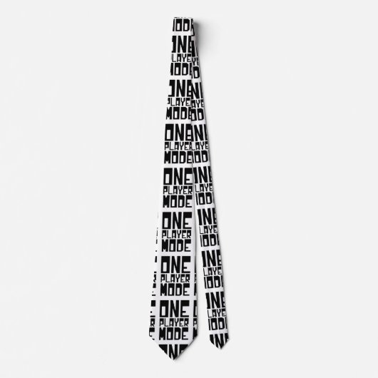 ÉÉN SPELMODUS STROPDAS (Voorkant)