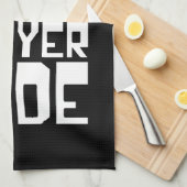 ÉÉN SPELMODUS THEEDOEK (Quarter Fold)