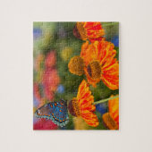 Een Spicebush Swallowtail, Papilio troilus Legpuzzel (Verticaal)