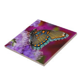 Een Spicebush Swallowtail vlinder Tegeltje (Zijkant)