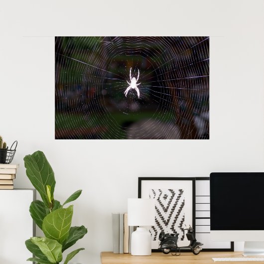 Een Spiders Web Poster (Thuiskantoor)